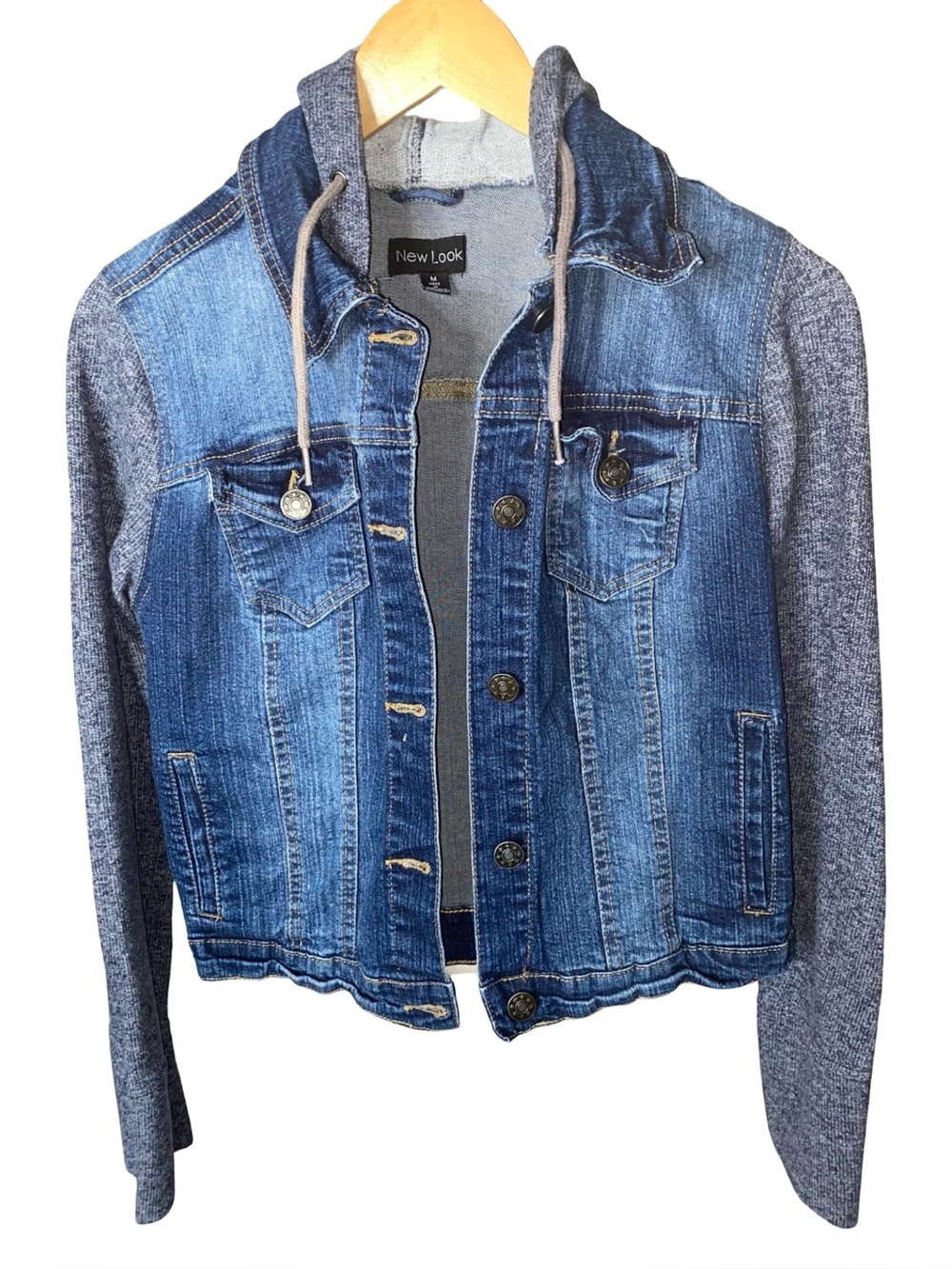 New Look blue denim jacket size medium